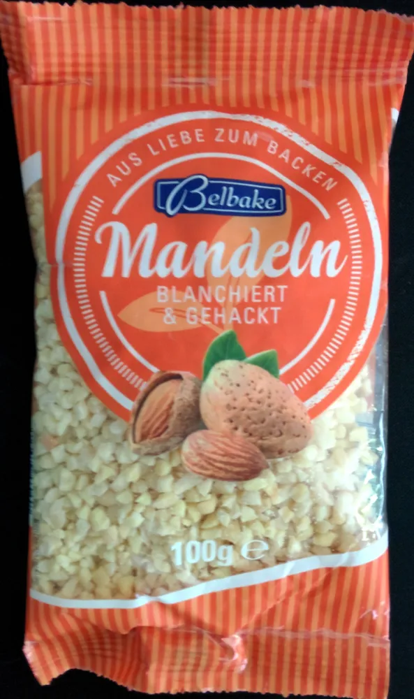 Mandeln Blanchiert & Gehackt