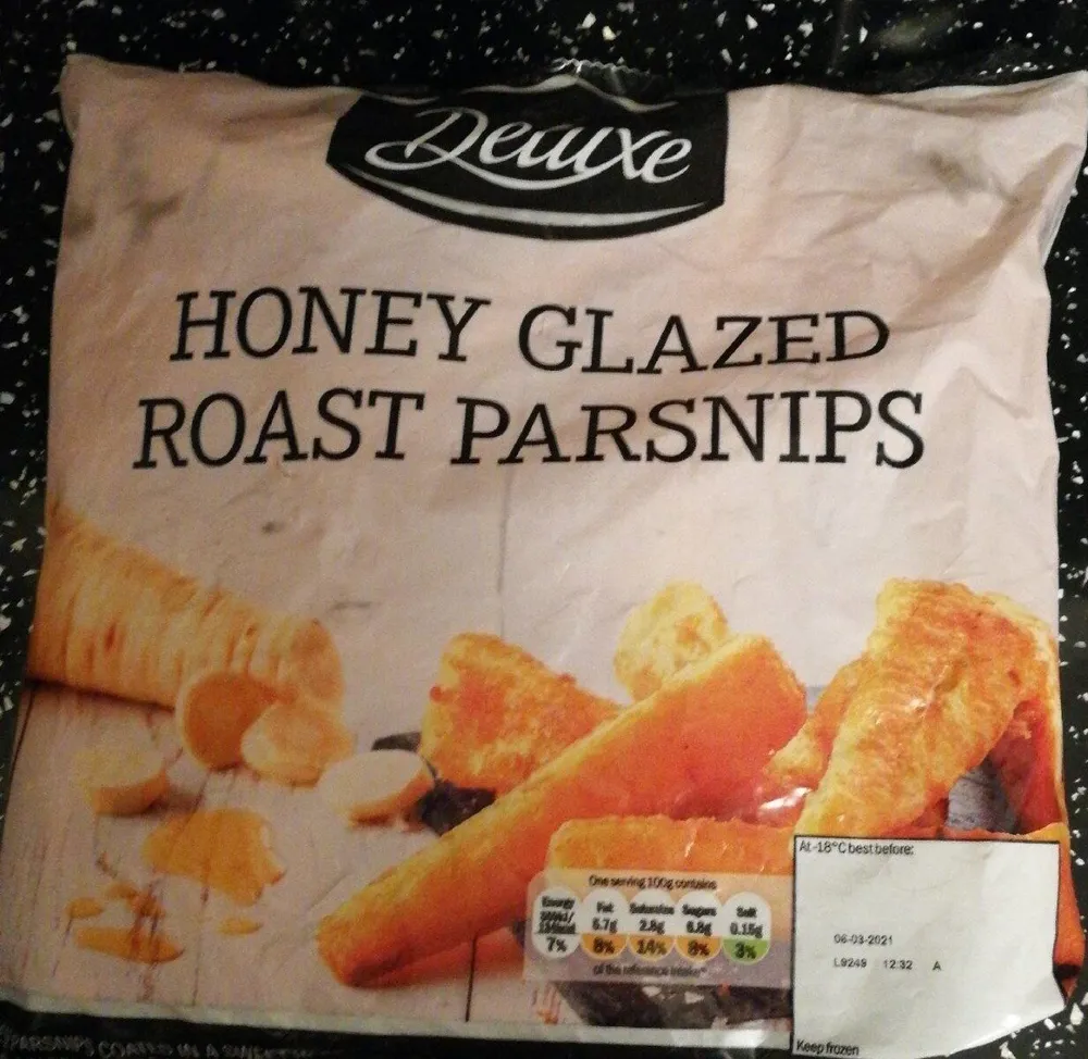Honey glazed parsnips