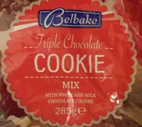 Triple chocolate cookie mix