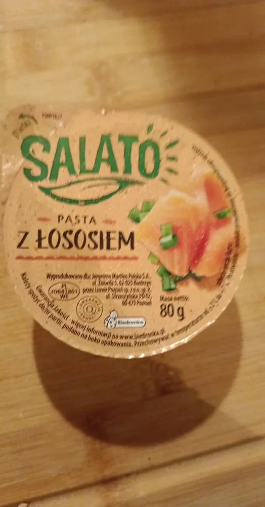 Pasta z łososiem ze szczypiorkiem