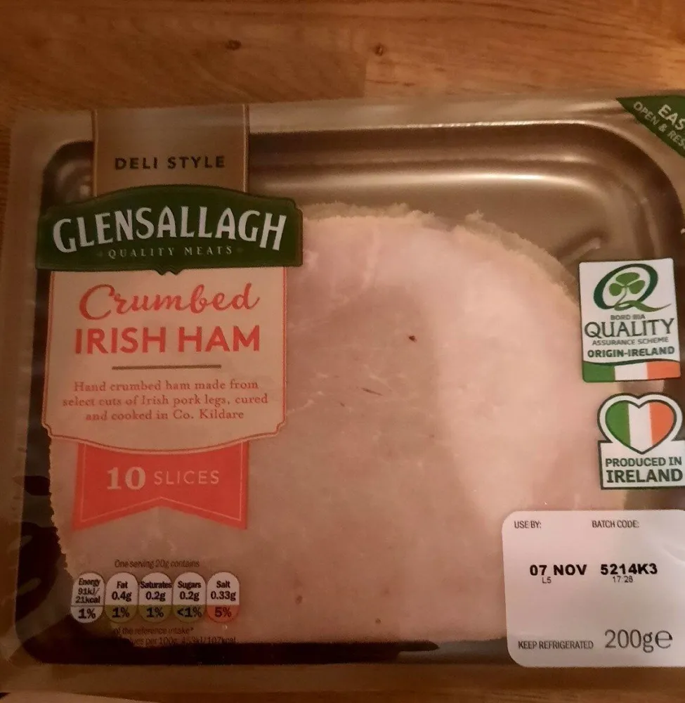 Crumbed Irish Ham