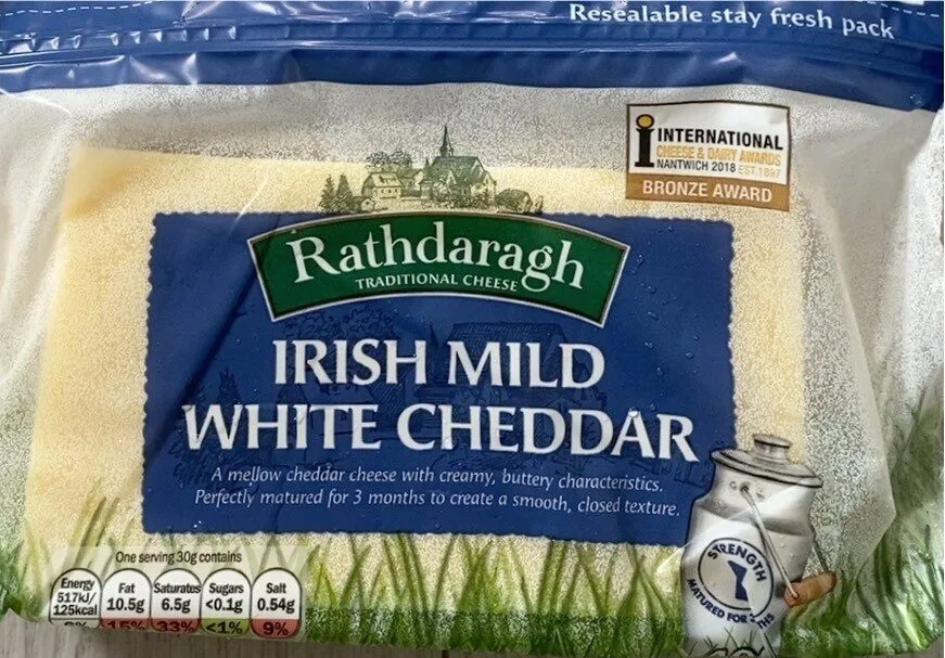 Irish Mild White Cheddar Cheese