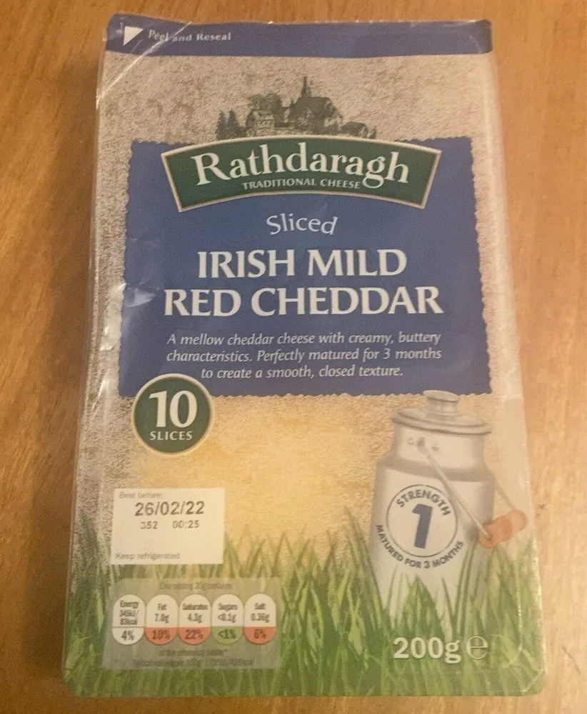 Irish Mild Red Cheddar Cheese