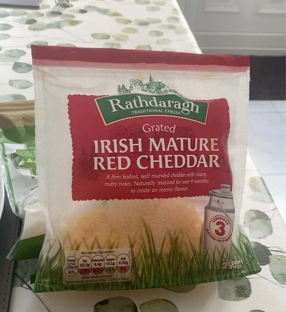 Grated Mature Red Cheddar