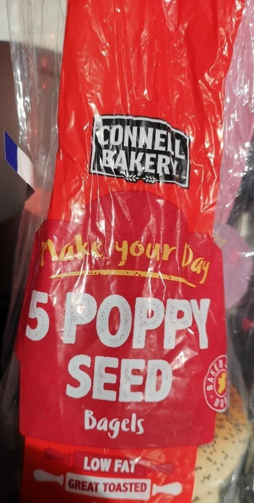 5 poppy seed bagels