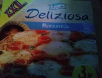 Pizza au four à pierre couvrir à la sauce de tomates