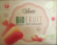 Bio fruit ice lollies