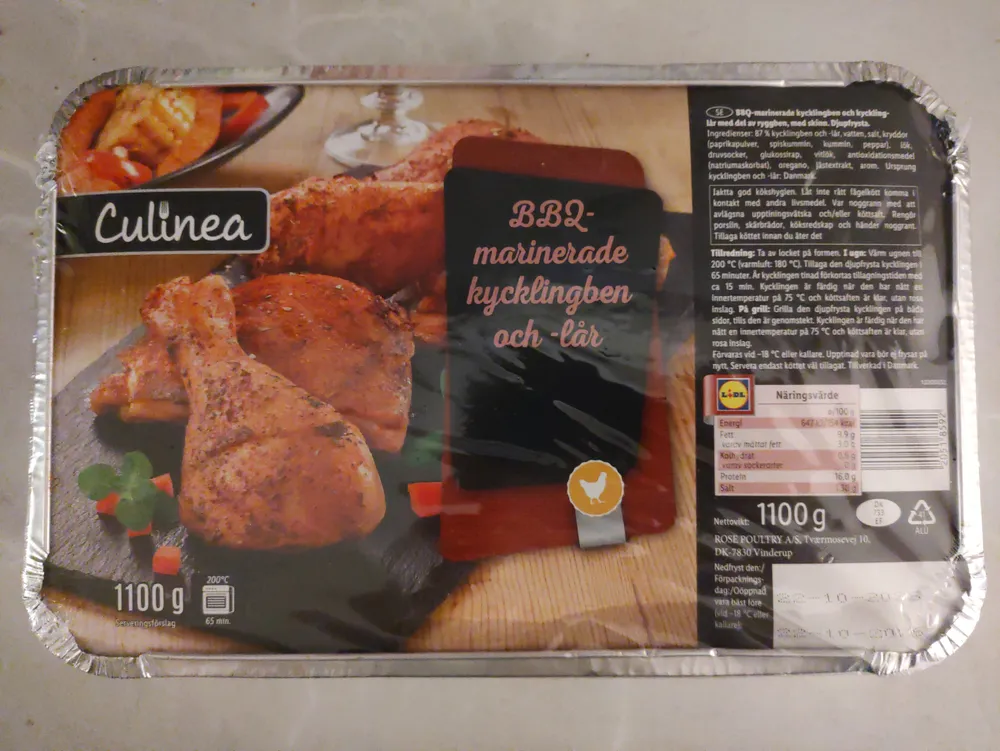 Chicken Thighs - BBQ-marinated