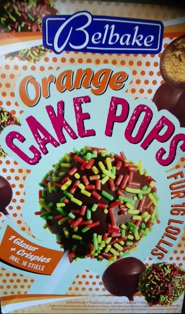 Orange cake pops