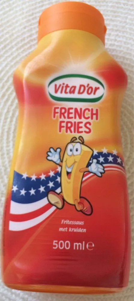 French fries fritessaus met kruiden