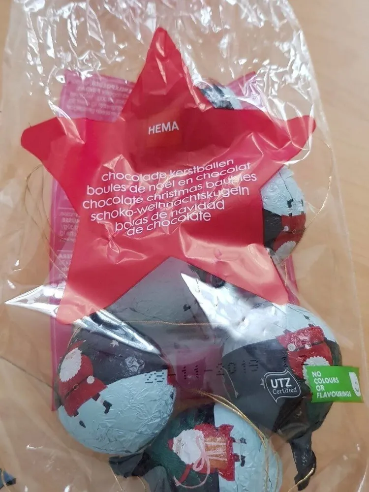 Boule de Noël en chocolat HEMA