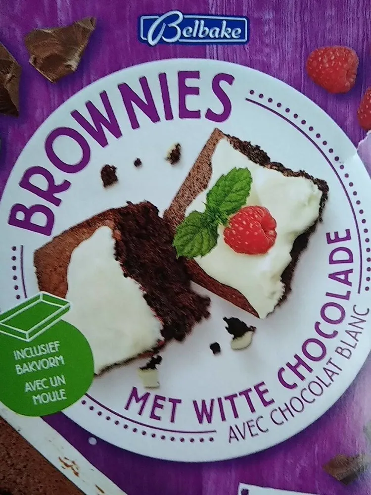 Brownies chocolat blanc