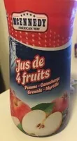 Jus de 4 fruits Pomme-Canneberge-Grenade-Myrtille