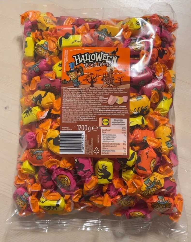 Halloween chewy sweets
