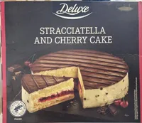 Stracciatella cherry cake