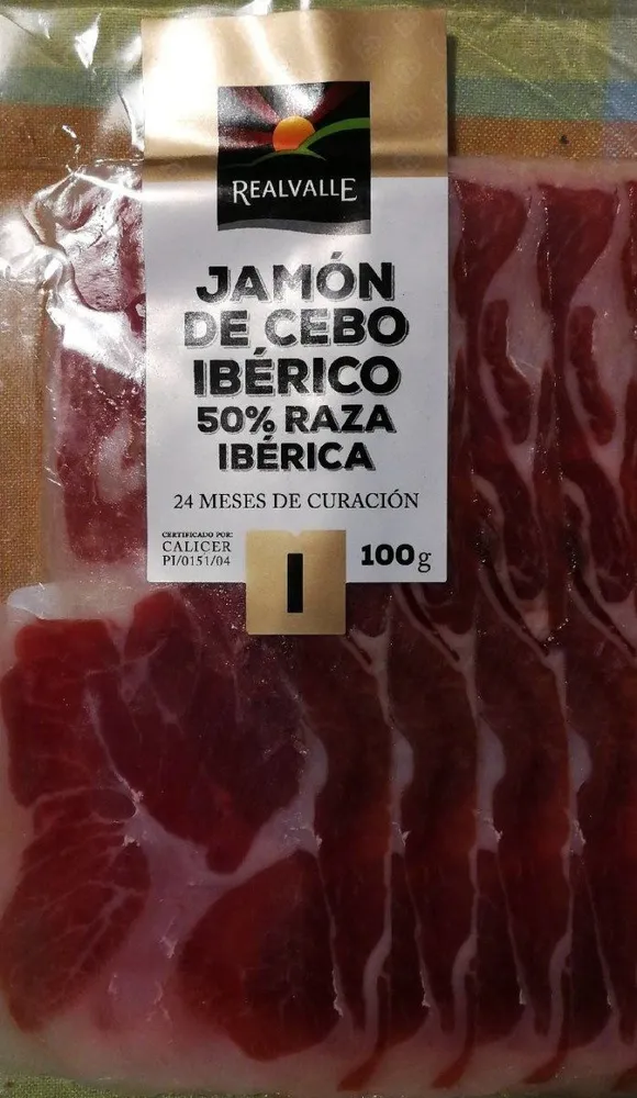 Jamón de cerdo ibérico