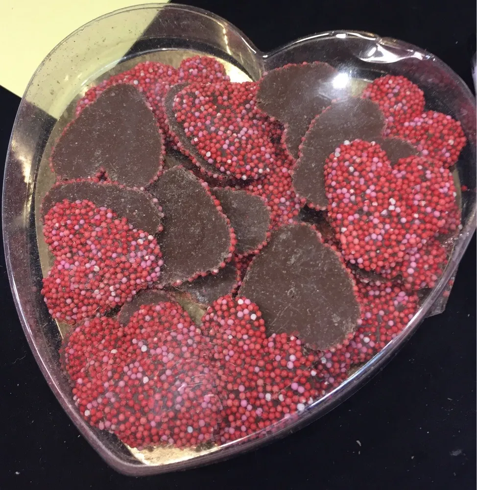 Coeurs chocolat au lait