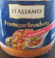 Pronto per bruschetta ai peperoni
