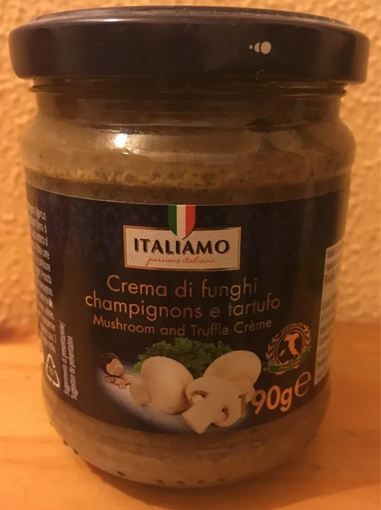 Crema di funghi champignons e tartufo
