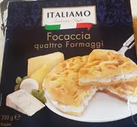 Focaccia quattro formaggi