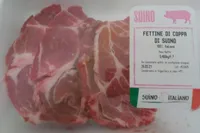 Fettime di coppa di suino