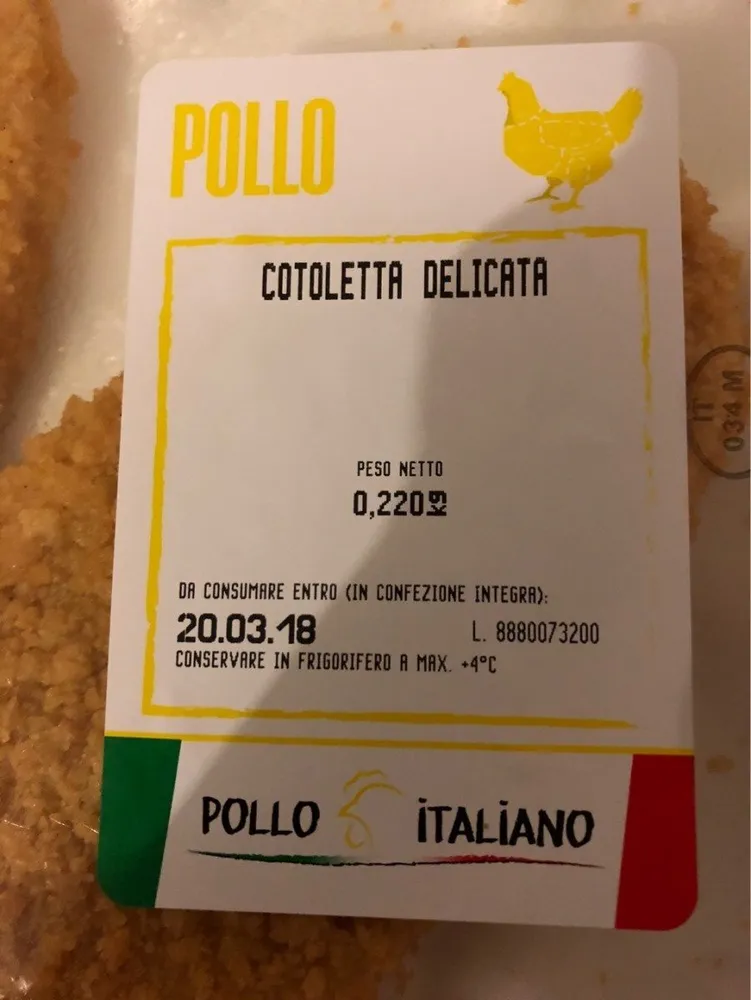 Cotelette de poulet