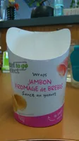Wraps jambon fromage de brebis sauce au yaourt