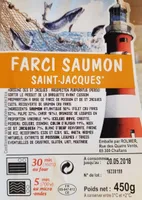 Farci au saumon et aux Saint-Jacques