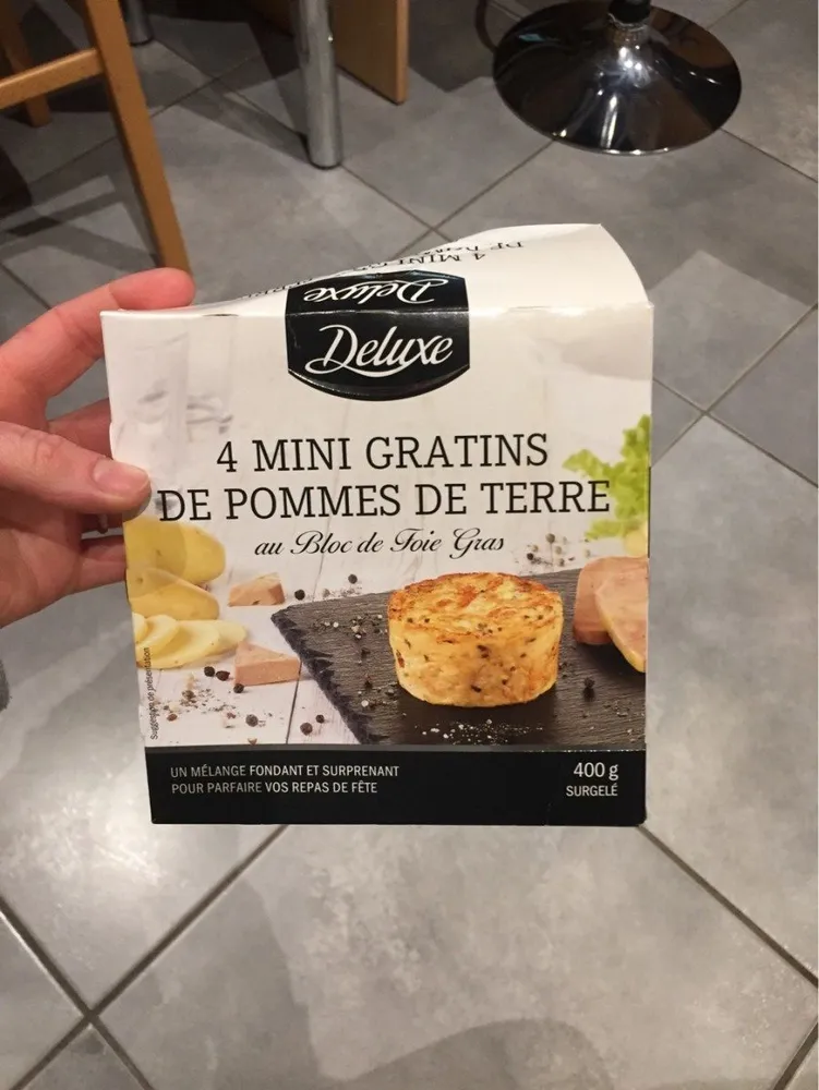 Mini Gratin de Pomme de Terre au Foie Gras