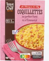 Coquillettes jambon fumé & emmental