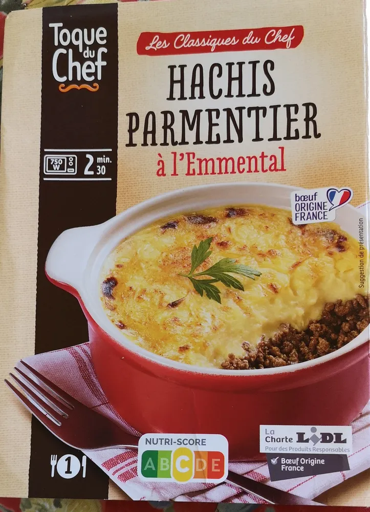 Hachis Parmentier à l'Emmental