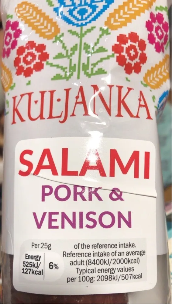 Salami Pork & Venison