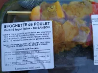 Brochettes de poulet mariné façon tajine