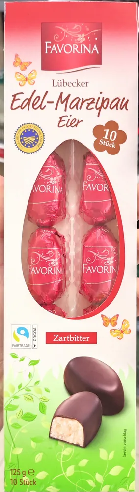 Lübecker Edel-Marzipan Eier Zartbitter