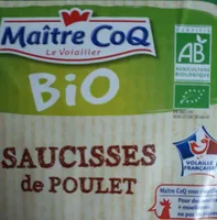 Saucisses de poulet Bio