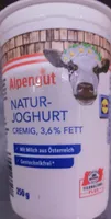 Alpengut Naturjoghurt cremig 3,6% Fett