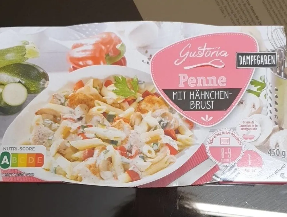 Penne mit Hähnchenbrust
