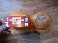 British extra large brown onions