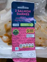 Sslmon Darns with sweet chilli glaze