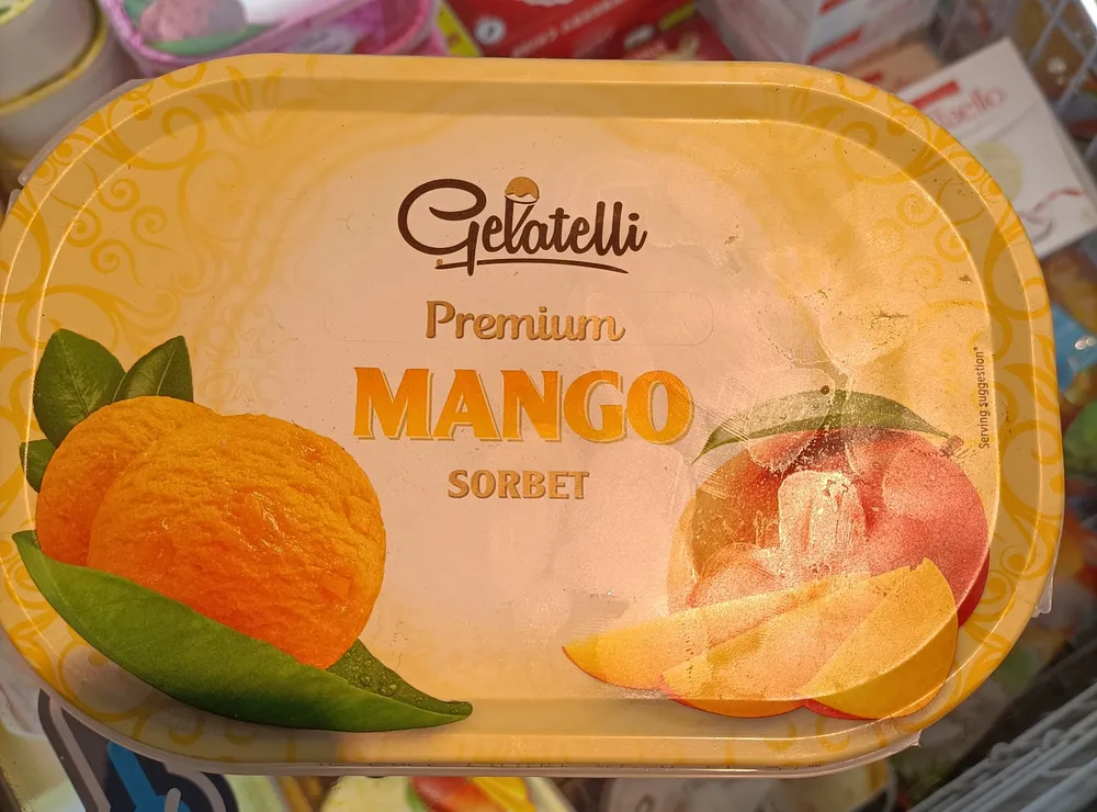 Mango sorbet