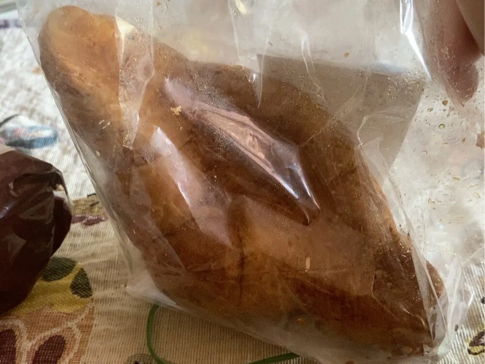 Whole red fruit croissant