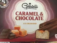 Caramel et chocolate ice cream bar