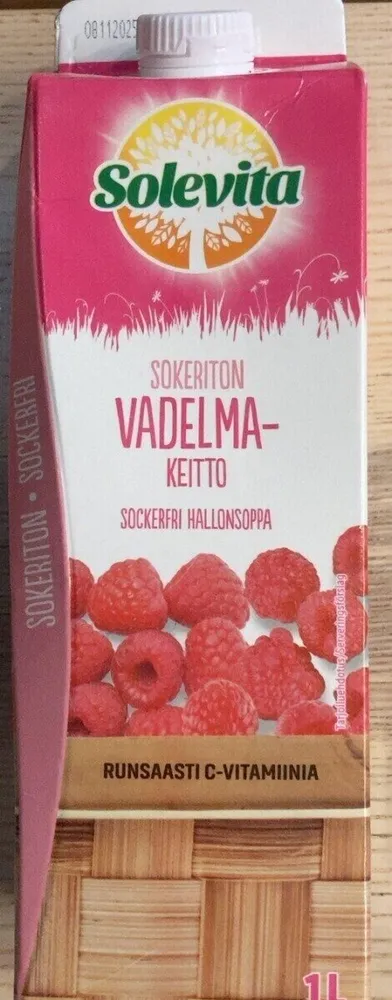 Vadelma keitto sokeriton