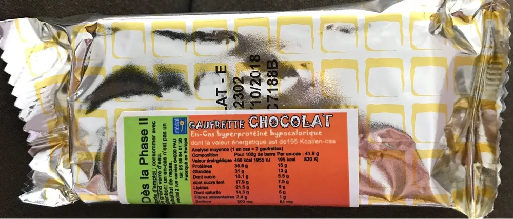 Gaufrette chocolat phase 2