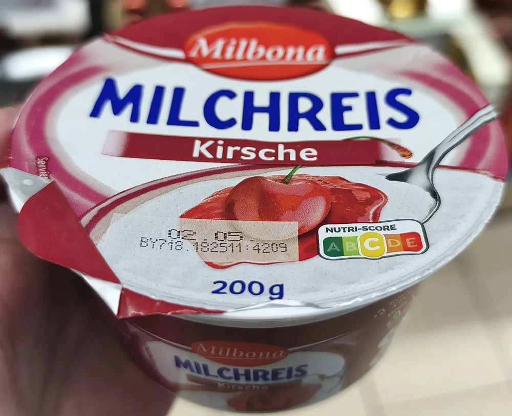 Milchreis Kirsche