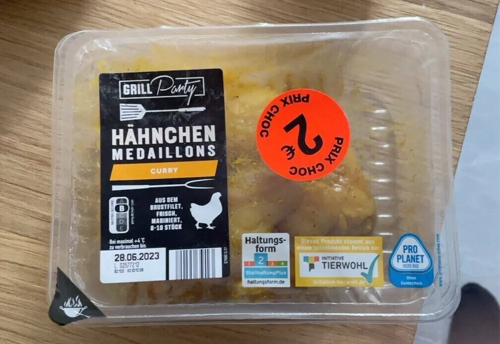 Poulet curry