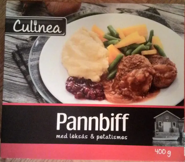 Culinea Pannbiff med löksås & potatismos