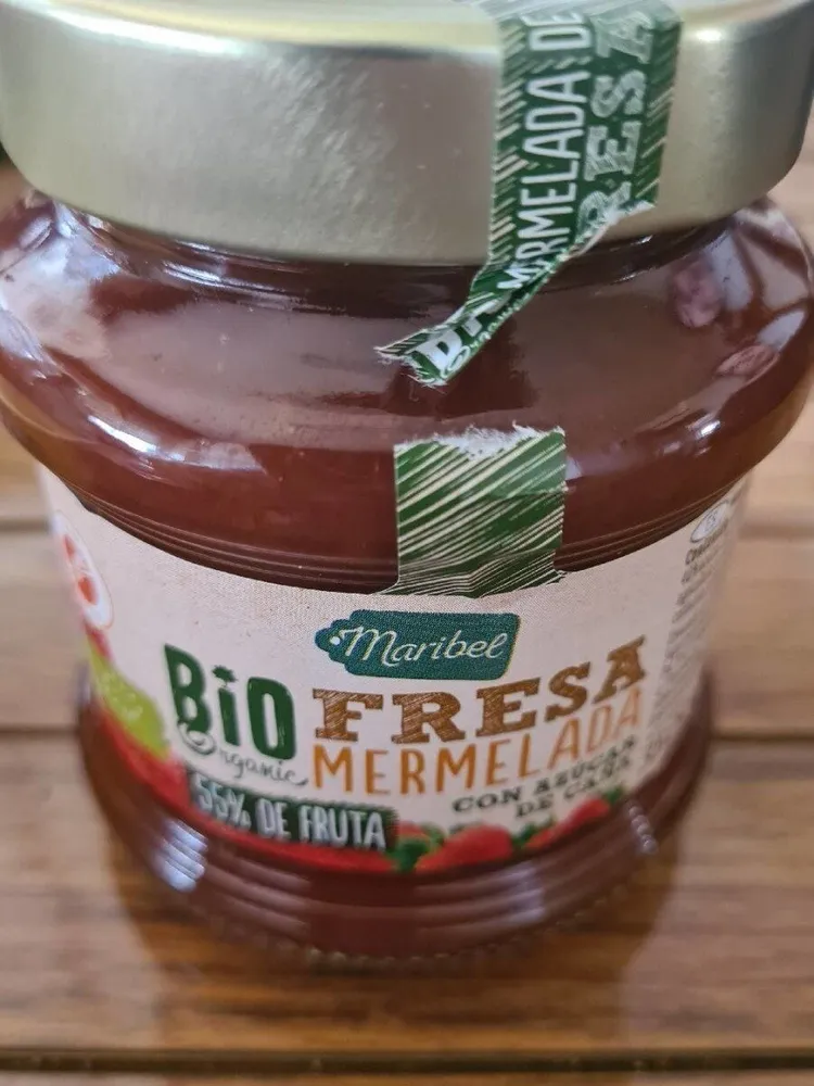 Mermelada de fresa bio
