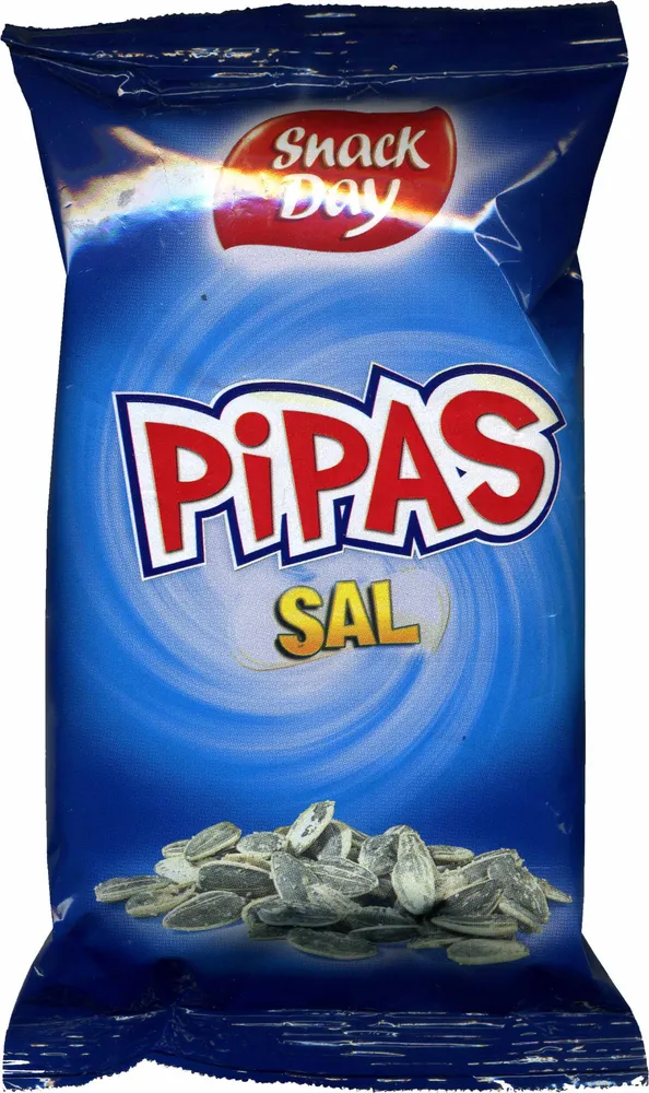 Pipas de girasol con sal