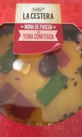 Mona de pascua con yema confitada